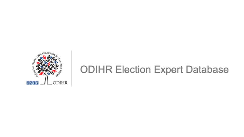 ODIHR Logo and text ODIHR Election Expert Database