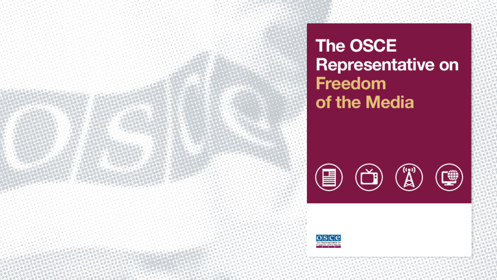Factsheet of the OSCE Representative on Freedom of the Media
