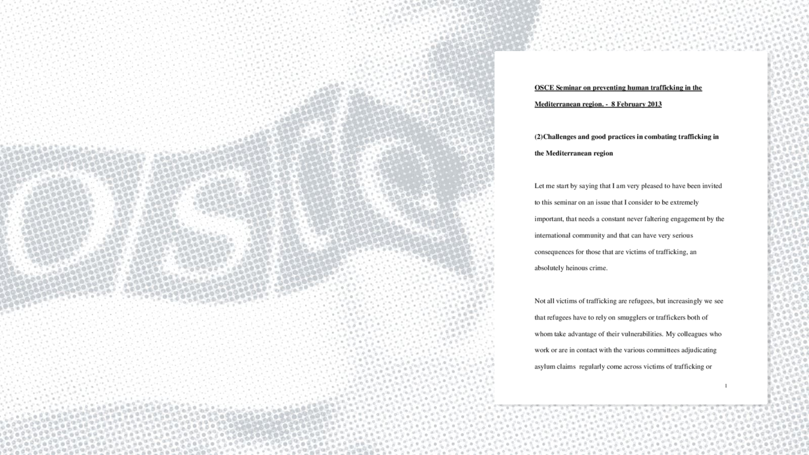 Remarks by Laurens Jolles Remarks by Laurens Jolles