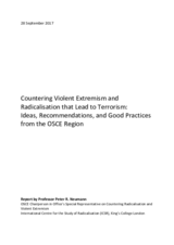 Countering Violent Extremism and Radicalisation that Lead to Terrorism: Ideas, Recommendations, and Good Practices from the OSCE Region