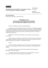 Decisión Nº 4/17 del Foro de Cooperación en materia de Seguridad