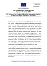 Statement by the Estonian EU Presidency on the Russia’s ongoing aggression against Ukraine and illegal occupation of Crimea