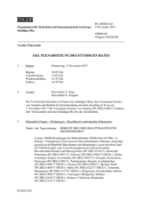 Journal der 1163. Plenarsitzung des Ständigen Rates 