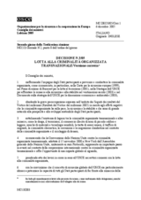 Ljubljana Ministerial Decision No. 3 on combating transnational organized crime (it)