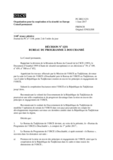 Décision No 1251 du Conseil permanent