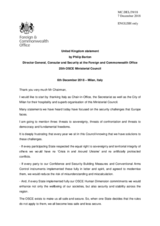 Statement by H.E. Philip Barton, Director General, Consular and Security at the Foreign and Commonwealth Office