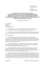 Statement by H.E. Mounia Boucetta, State Secretary, Ministry of Foreign Affairs 