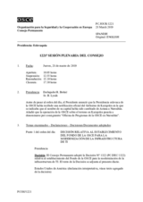 Diario de la 1221ª Sesión plenaria del Consejo Permanente 