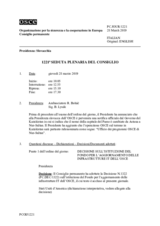 Giornale della 1221a Seduta plenaria del Consiglio permanente