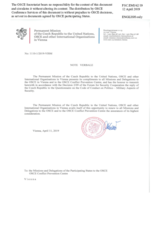 Response by the Delegation of the Czech Republic to the Questionnaire on the Code of Conduct on Politico-Military Aspects of Security