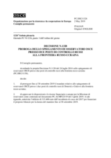 Decisione N.1328 del Consiglio permanente