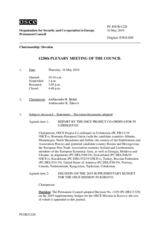 Journal of the 1228th Plenary Meeting of the Permanent Council