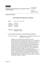 Diario de la 1229ª Sesión plenaria del Consejo Permanente 