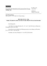 Beschluss Nr. 1336 des Ständigen Rates