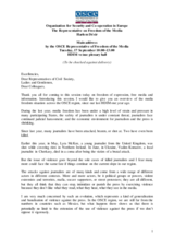 Main address of the OSCE Representative on Freedom of the Media at the 2019 OSCE Human Dimension Implementation Meeting