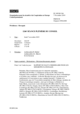 Journal de la 1246ème séance plénière du Conseil