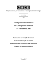 Final Document of the Twenty-Fourth Meeting of the Ministerial Council, Vienna, 7-8 December 2017 (it)