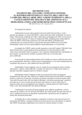 Decisione N.3/11 elementi del ciclo del conflitto connessi al rafforzamento delle capacità dell’OCSE nel campo del preallarme, dell’azione tempestiva, della facilitazione del dialogo e del sostegno alla mediazione, e della ricostruzione post-conflittuale