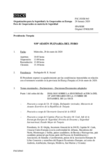 Diario de la 939ª Sesión plenaria del Foro de Cooperación en materia de Seguridad  