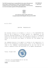 Response by the Delegation of Estonia to the Questionnaire on the Code of Conduct on Politico-Military Aspects of Security