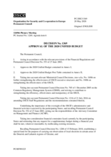 Permanent Council Decision No. 1369