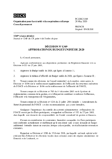 Décision No 1369 du Conseil permanent