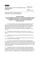 Document Nr. 5, Declaration on OSCE Efforts in the Field of Norms and Best Practices on Small Arms and Light Weapons and Stockpiles of Conventional Ammunition