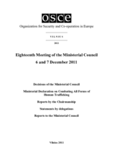 Final Document of the Eighteenth Meeting of the Ministerial Council, Vilnius, 6-7 December 2011