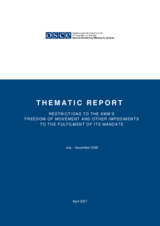 Restrictions to the SMM’s freedom of movement and other impediments to the fulfilment of its mandate (July – December 2020) Restrictions to the SMM’s freedom of movement and other impediments to the fulfilment of its mandate (July – December 2020)