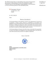 Response by the Delegation of Austria to the Questionnaire on the Code of Conduct on Politico-Military Aspects of Security