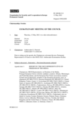 Journal of the 1313th Plenary Meeting of the Permanent Council