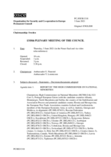 Journal of the 1318th Plenary Meeting of the Permanent Council
