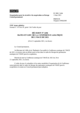 Décision No 1404 du Conseil permanent