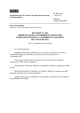 Décision No 1405 du Conseil permanent