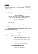 Decisione N.1418 del Consiglio permanente