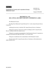 Decision No. 1/21 - 2021 ANNUAL SECURITY REVIEW CONFERENCE (ASRC)