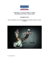 Specijalni izveštaj Pravno uznemiravanje i zloupotreba pravosudnog sistema za napad na medije