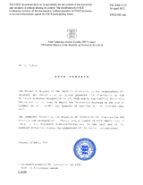 Response by the Delegation of Estonia to the Questionnaire on the Code of Conduct on Politico-Military Aspects of Security