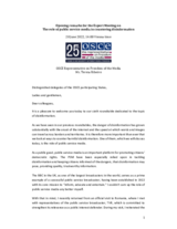 Opening remarks by the OSCE RFoM at the 6th roundtable on disinformation and PSM