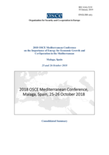 Consolidated Summary of the 2018 OSCE Mediterranean Conference