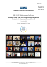 Consolidated Summary of the 2020 OSCE Mediterranean Conference