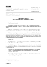 Permanent Council Decision No. 1153