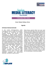 Agenda of the Media Freedom Literacy Roundtable