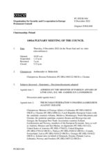 Journal of the 1401st Plenary Meeting of the Permanent Council