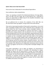 Address by Paul van den IJssel, Ambassador for International Organisations