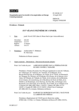 Journal de la 1517ème séance plénière du Conseil permanent