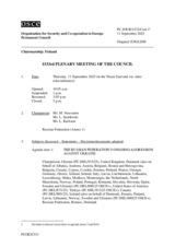 Journal of the 1533rd Plenary Meeting of the Permanent Council