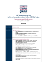 10th SOFJO anniversary - Agenda and Concept Note