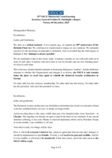 Secretary General Feridun H. Sinirlioğlu’s Report to the 32nd OSCE Ministerial Council