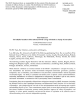 Joint Statement on behalf of members of the informal OSCE Group of Friends on Safety of Journalists
